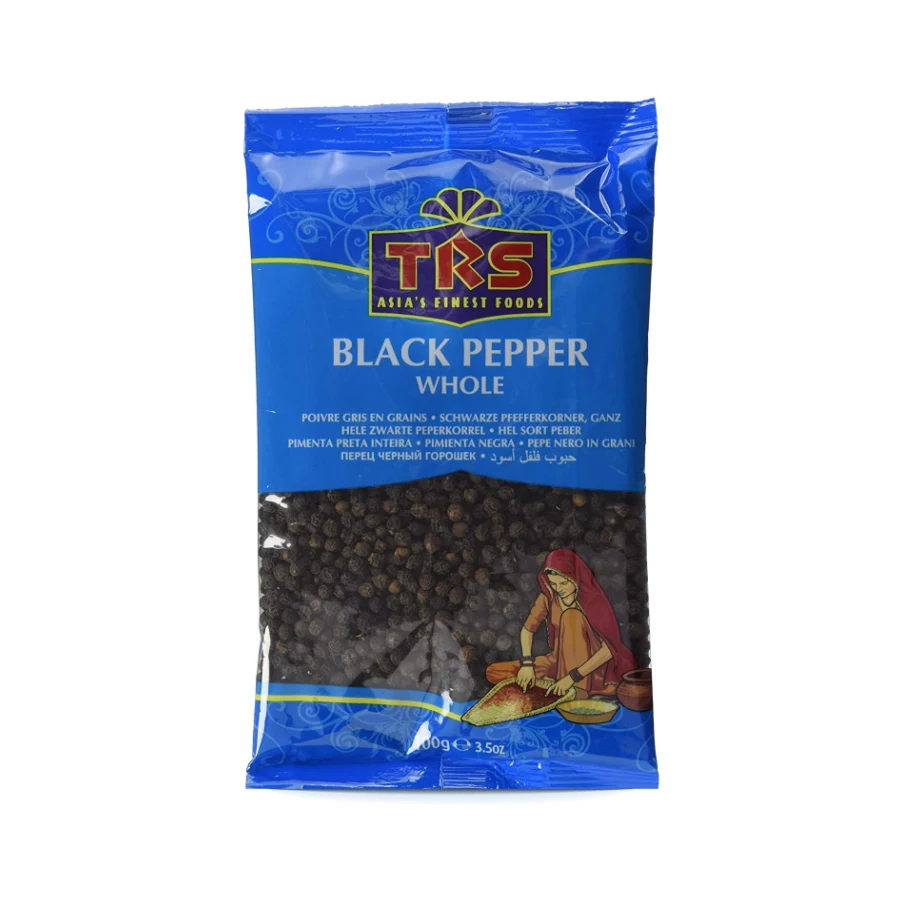 Black Pepper Whole (TRS) 100g.
