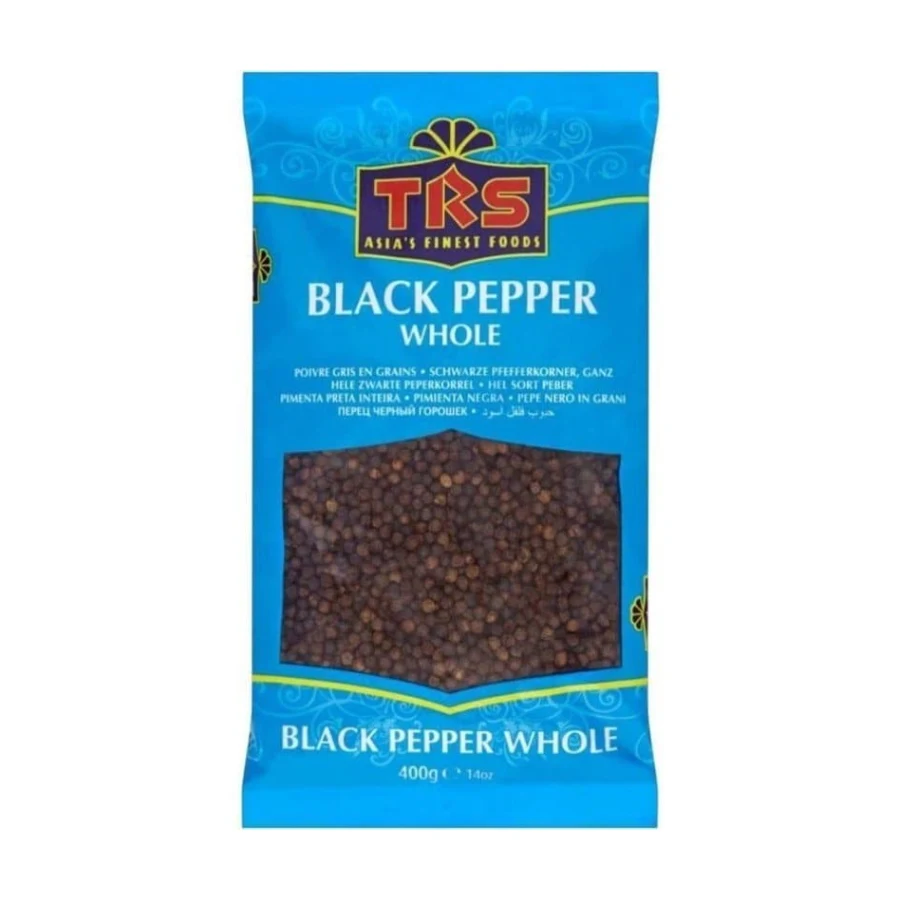 Black Pepper Whole (TRS) 400g.