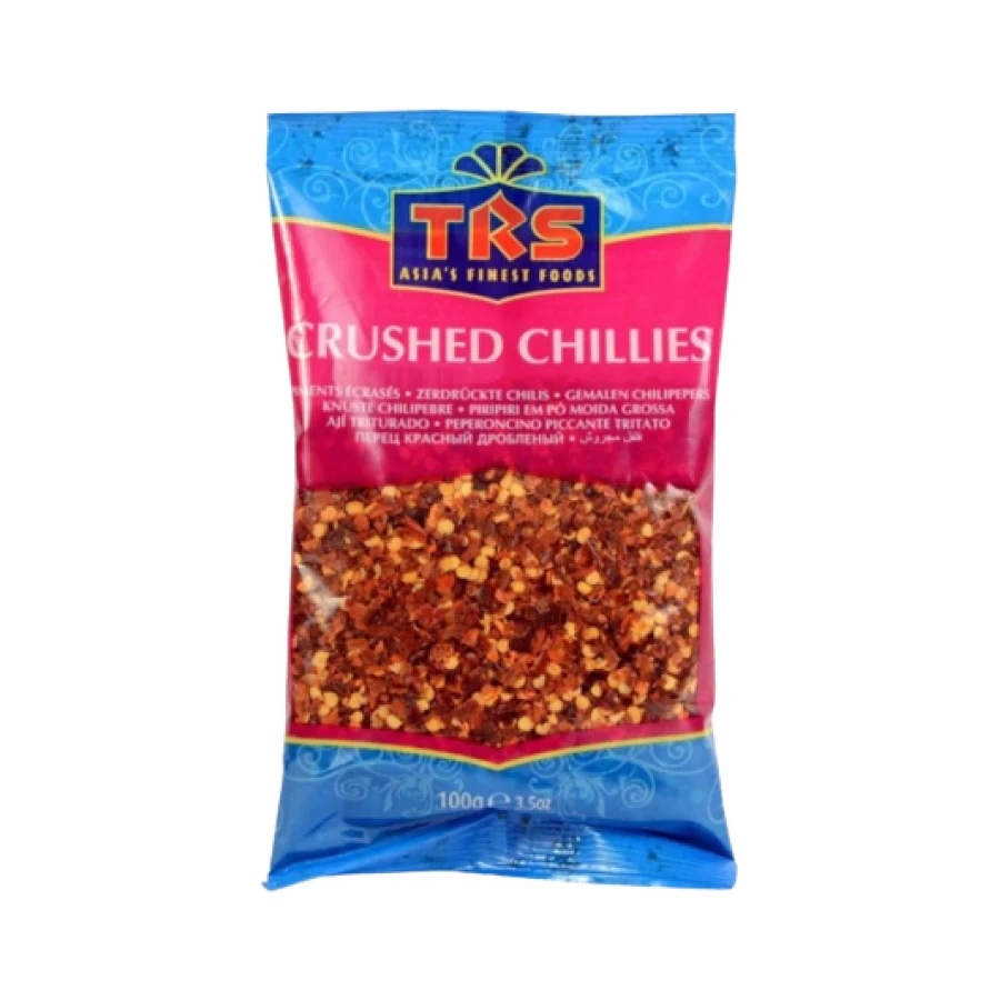 Crushed Chillies Extra Hot (TRS) 100g.