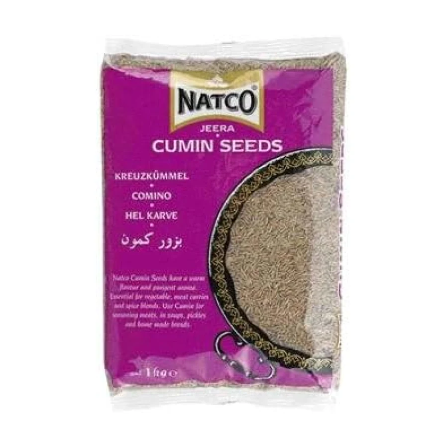 Cumin Seeds Jeera Whole (NATCO) 1Kg.