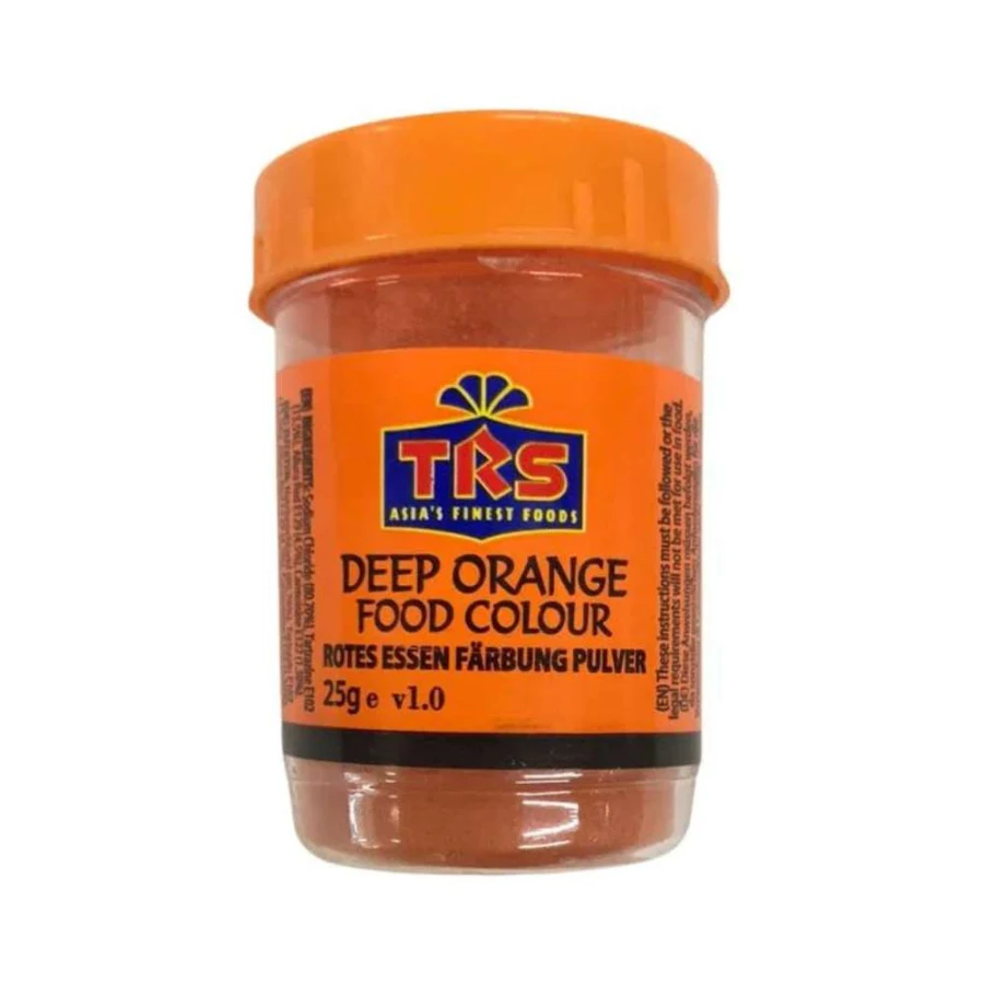 Deep Orange Food Colour (TRS) 25g.