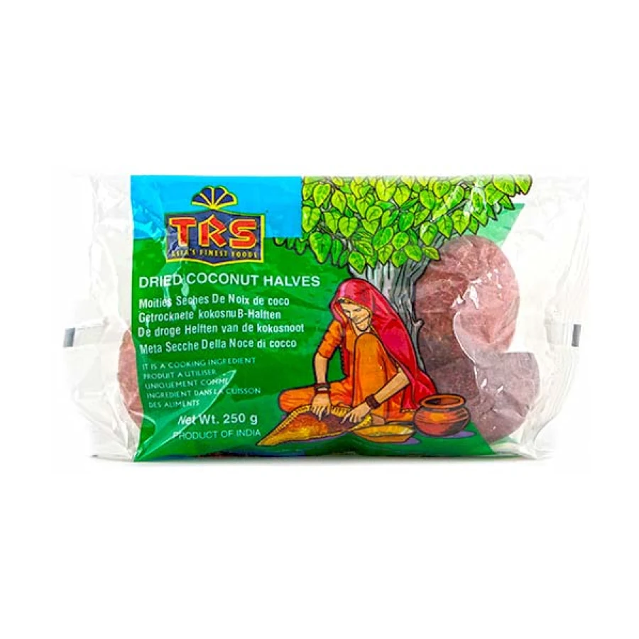 Dried Coconut Halves (TRS) 250g.